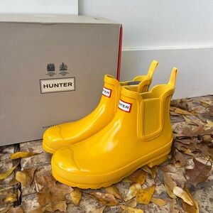 NEW Hunter Original Chelsea Rain Boots Ankle Waterproof Women's Size 7 Gorpcore